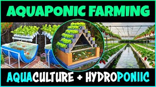 Aquaponics Integrated Vegetable and Fish Farming System  Integrated Aquaculture amp Hydroponics [upl. by Htiekram]