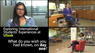 USask International Students  What do you wish you had known on your first day [upl. by Aivad668]