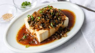 Silken Tofu with Onion and Garlic [upl. by Mahsih]