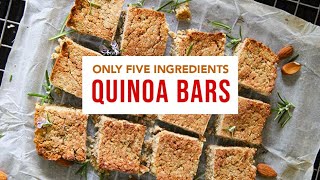 QUINOA BARS with almonds  oh wow [upl. by Ijies214]