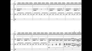 Sandstorm  Darude Drumline Cadence  Sheet Music [upl. by Seuqramed]