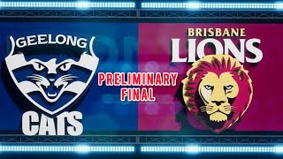 Geelong v Brisbane Lions PRELIMINARY Final 2024 AFL Football Live from the MCG [upl. by Adnwahsal]