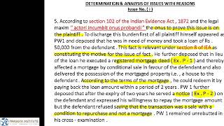 L 20 sample format of judgment on suit for redemption [upl. by Adnwahsal91]