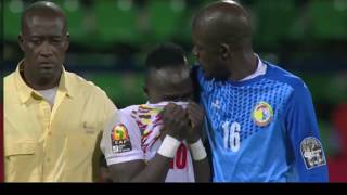 Sénégal vs Cameroun CAN 2017 images marquantes [upl. by Anekam296]