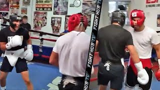 Teofimo Lopez LEAKS Rolly Romero SPARRING BEATDOWN after DISS to De La Hoya [upl. by Wightman908]