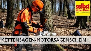 Motorsägenschein für Kettensäge [upl. by Yaresed]