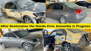 The paint job on the Honda Civic 2005 has been completed [upl. by Lean]