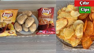 EVDE LAYS NASIL YAPILIR  Chips Recipe [upl. by Veronike]