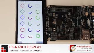 Renesas EKRA8D1  board certification review  LVGL [upl. by Askwith824]