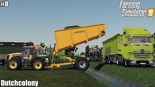 🇳🇱 Harvesting Alfalfa silage│Dutchcolony│FS 19│8 [upl. by Dnaltiac]