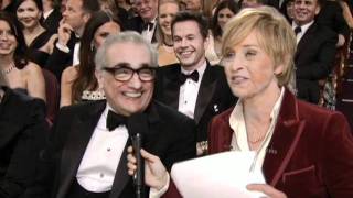 Ellen DeGeneres talks to Martin Scorsese in the audience [upl. by Eustacia]