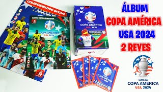 Copa América USA 2024 de 2 REYES Nueva colección CARDS  Unboxing Minos [upl. by Sami]