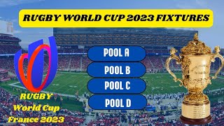 Rugby world cup 2023 fixturesVenuesrwc 23 complete schdule [upl. by Arawaj825]