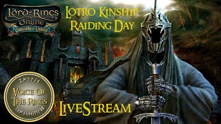 LOTRO Kinship Raiding Day  Voice of the Rings Kinship Event  Livestream [upl. by Lund230]