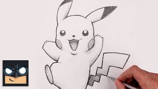 How To Draw Pikachu  Pokemon Sketch Tutorial for BEGINNERS [upl. by Bentlee]