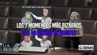 TOP 7 Los Momentos Más Bizarros Que Ha Habido En Debates [upl. by Leesen567]