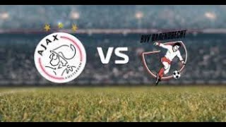 Ajax vs Barendrecht 20 HALFTIME [upl. by Nosnar]