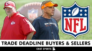 NFL Trade Rumors Top Buyers amp Sellers At NFL Trade Deadline Ft Kansas City Chiefs amp Denver Broncos [upl. by Anytsirhc]