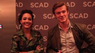 MacGyvers Lucas Till and Tristin Mays  aTVfest 2017 [upl. by Eicart]