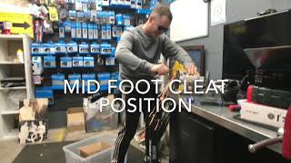 Mid foot cleat position [upl. by Marianne]