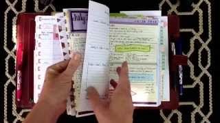 Filofax  DayTimer Franklin Covey Personal Organizer Setup [upl. by Ecilahc]