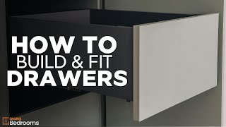 Fitted Wardrobe Drawer Assembly amp Installation Guide [upl. by Suhcnip]