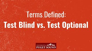 College Terms Test Blind vs Test Optional [upl. by Disario]