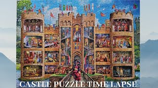 Gibsons Castle Jigsaw Puzzle Time Lapse 1000 Pieces  Oddly Satisfying [upl. by Nahtanohj427]