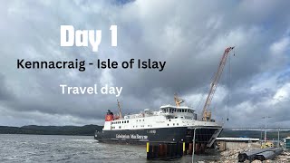 Day 1 of our travel to Isle of Islay  Travel Day  Work Day  Work Trip with time to explore [upl. by Lydnek]