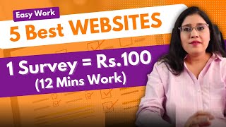 Do Online Surveys amp Earn Money  Easy Job For Students  Earning Rs7000 [upl. by Agn]