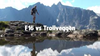 FJORDS Norway  F16 vs Trollveggen [upl. by Niwde980]