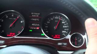 audi A8 42 acceleration 0230kmh [upl. by Fusco]