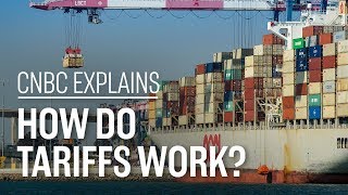 How do tariffs work  CNBC Explains [upl. by Eicul]