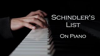 Theme From Schindlers List  John Williams  Piano Solo [upl. by Ediva592]