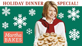 Martha Stewart’s Holiday Dinner Special  Roasts Side Dishes and Festive Cookies [upl. by Audrey]