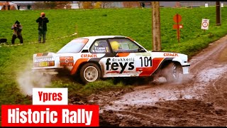 Ypres Historic Rally 2022  Crash Show and Mistakes [upl. by Elletsyrc]