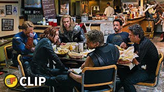 Avengers Eat Shawarma  After Credits Scene  The Avengers 2012 Movie Clip HD 4K [upl. by Cowley]