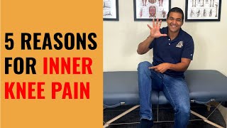 5 Common Causes For Inner Knee Pain [upl. by Aneeles980]