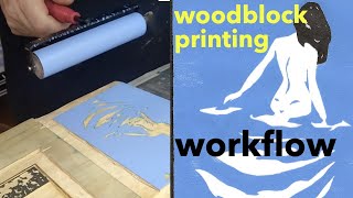 Woodblock Printing Workflow [upl. by Jules]