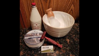 SOTD Heritage Hill Patriot Soap  Rockwell 6S Razor  Astra Blades  Old Spice [upl. by Khosrow]