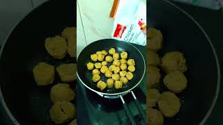 Delicious Easy Soya Chunks fry food recipe cooking asmrsounds asmrfood asmrcooking soyabean [upl. by Sophronia]