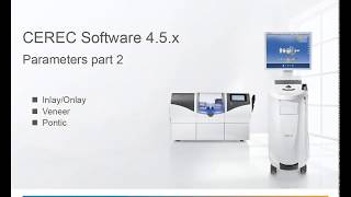 CEREC SW 45x Parameters part 2 [upl. by Avner]