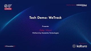 Tech Demo WeTrack Its time to track your sustainability properly  Event Tech Live 2023 [upl. by Umberto]