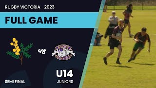 2023 U14  Eltham V Wyndham  SF [upl. by Silbahc]