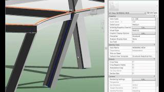 Revit Structure 2011  Slanted Column Improvements [upl. by Odrahcir13]