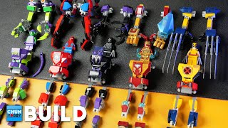 LEGO Speed Build Marvel Mech Armor Collection 2022  LEGO Marvel Super Heroes  Beat Build [upl. by Notnelc]