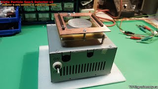 High voltage spark detector for alpha particles v2 [upl. by Otreblif69]