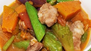 How to Cook Pakbet or Pinakbet Recipe  English [upl. by Ylreveb]