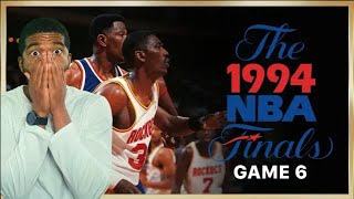 1994 NBA Finals Game 6 Rockets vs Knicks Pt 44  Reaction [upl. by Fillender]