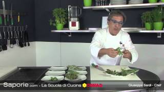 Le erbe in cucina  Chef Beppe Sardi  Scuola di cucina Saporie [upl. by Conard207]